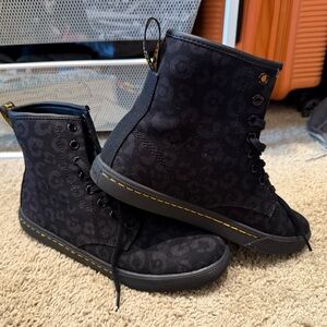 Dr. Martens Black Ankle Boots with Laces